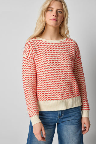 Zig Zag Sweater, Magnolia