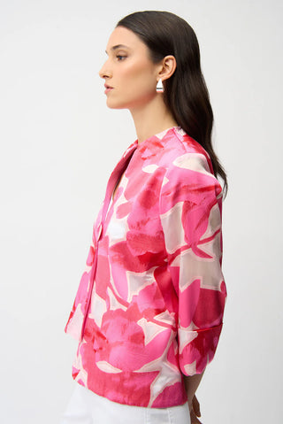 Floral Print Swing Jacket
