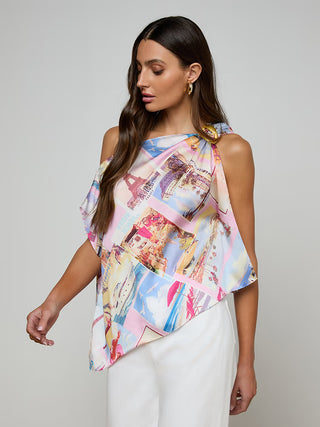 Driselle Scarf Top, Postcard