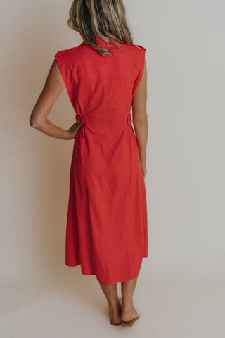 Hillary Dress, Shrimp
