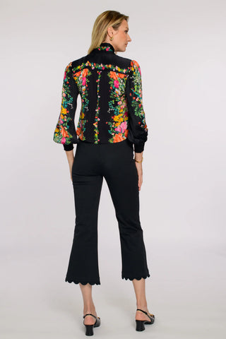 Brit Bow Blouse, Centerpiece Black