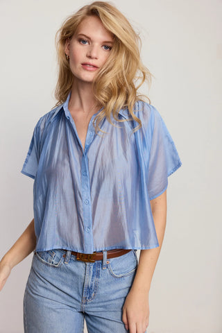 The Hayden Shirt, Cornflower Blue