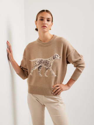 Golden Intarsia Sweater, Wheat