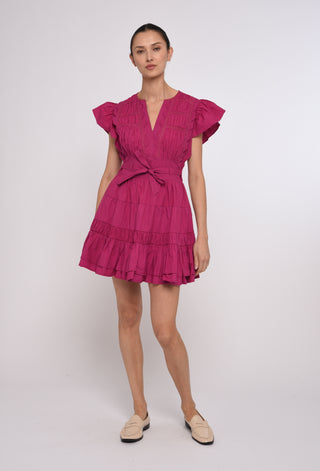 Madelyn Mini Dress, Fuschia