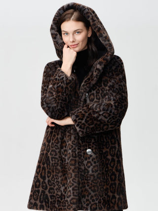 Nikki Jones Reversible Faux Fur, Animal