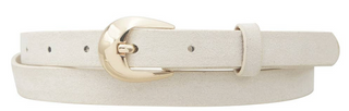 Microsuede U Buckle Skinny, Khaki