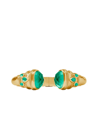 Cannes Cuff - Iridescent Emerald Green