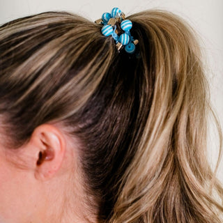 Chunky Scrunchie, Blue