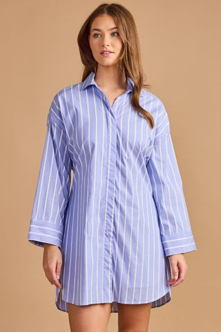 Parker Dress, Aegean Stripe