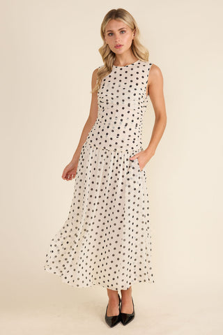 Agatha Dress, Parisian Dot