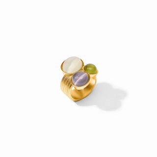 Cobblestone Statement Ring, Multi Stone Cat'S Eye