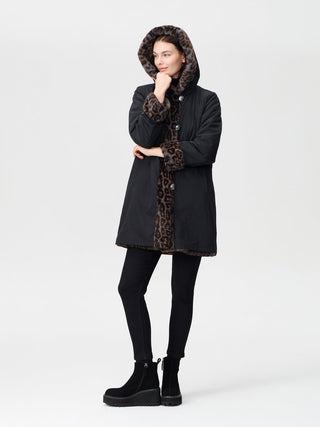 Nikki Jones Reversible Faux Fur, Animal