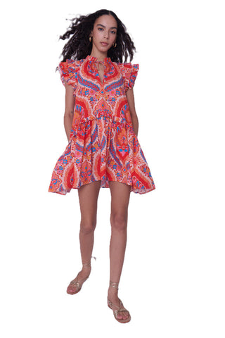 Edith Dress, Jupiter Print