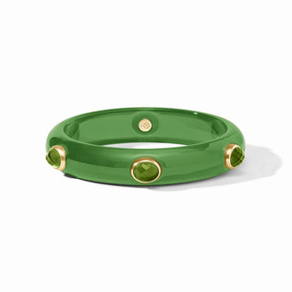 Carnaby Stone Bangle, Green Medium