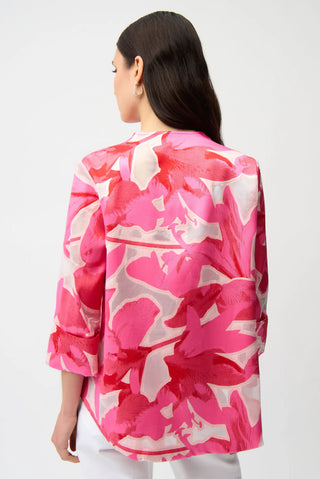 Floral Print Swing Jacket