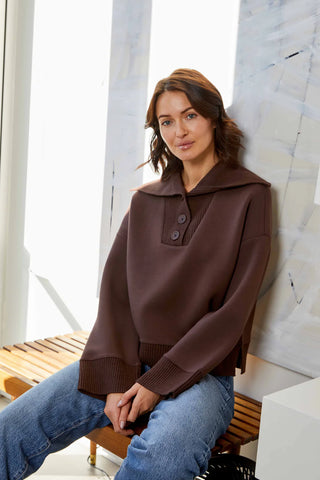 Sheila Pullover, Chocolate