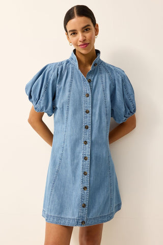 Esther Dress, Lightwash