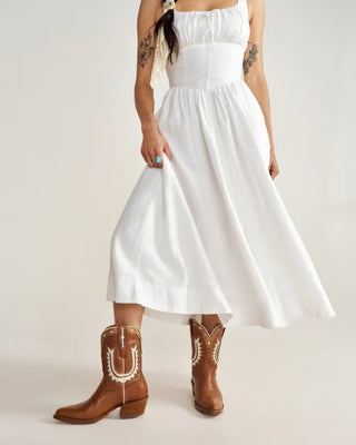 The Jolene, Caramel/Bone Cowhide