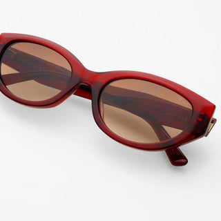 Ameli Acetate Cat-Eye Sunglasses - Red