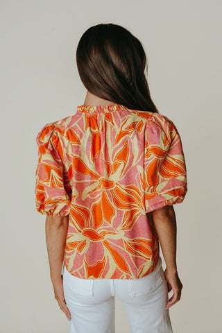 Alix Blouse, Caldera Bloom