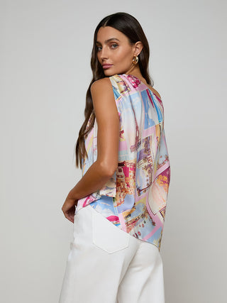 Driselle Scarf Top, Postcard
