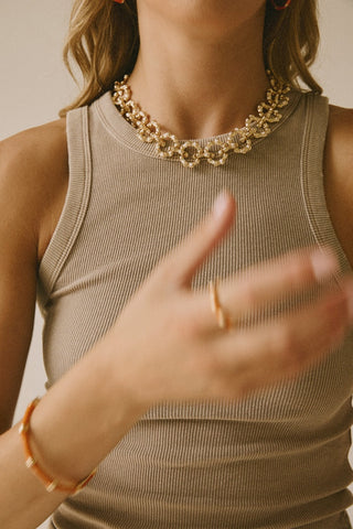 Bamboo Chain Necklace