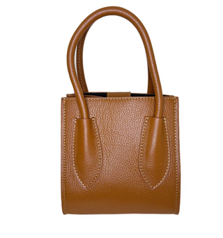 Bucket Bag with Compartment, Brown