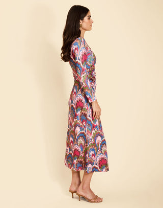 Gabriella Midi Dress, Twilight Marble