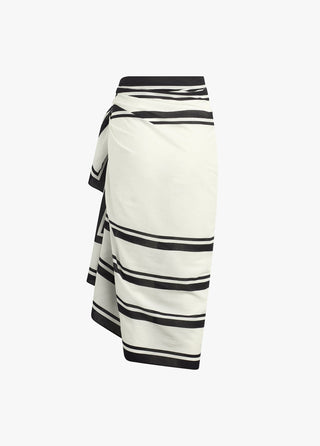 Geo Print Pareo, Black/White