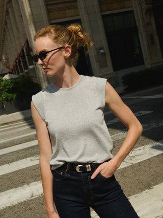 Patti Muscle Tank, Grey