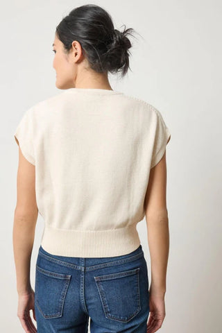 Wedge Sweater, Ivory