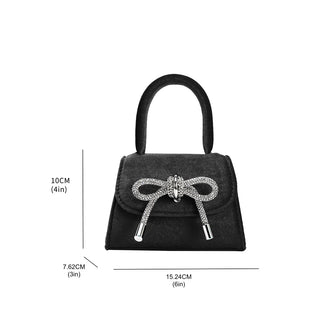 Sabrina Gold Mini Top Handle Bag