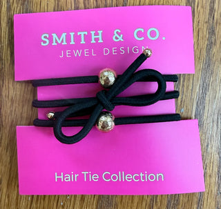 Ribbons Hair Tie Set, Black