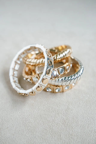 Dazzle Bracelet, Silver