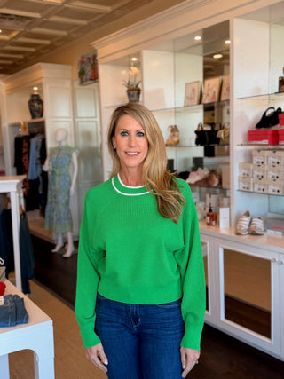 Dolman Sweater, Verde