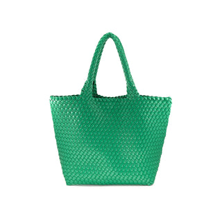 Woven Tote, Emerald