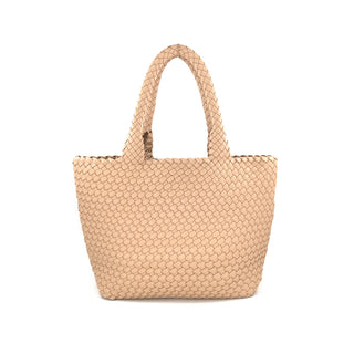 Woven Tote, Beige