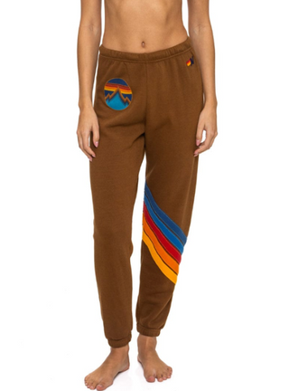 All Seasons Chevron Sweatpant, Cinnamon