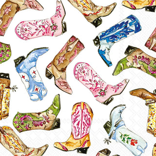 Paper Cocktail Napkin Boot Scootin
