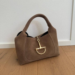 Stevie Snaffle Bit Bag, Taupe