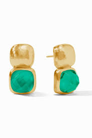 Catalina Earring - Iridescent Emerald Green