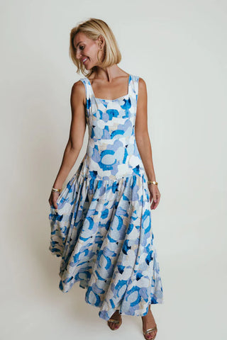 Finley Dress, Sea Pebble