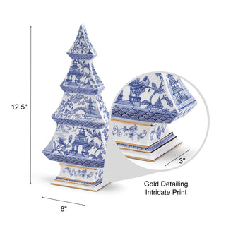 Blue & White Christmas Tree