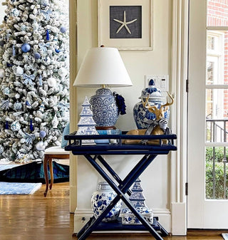 Blue & White Christmas Tree